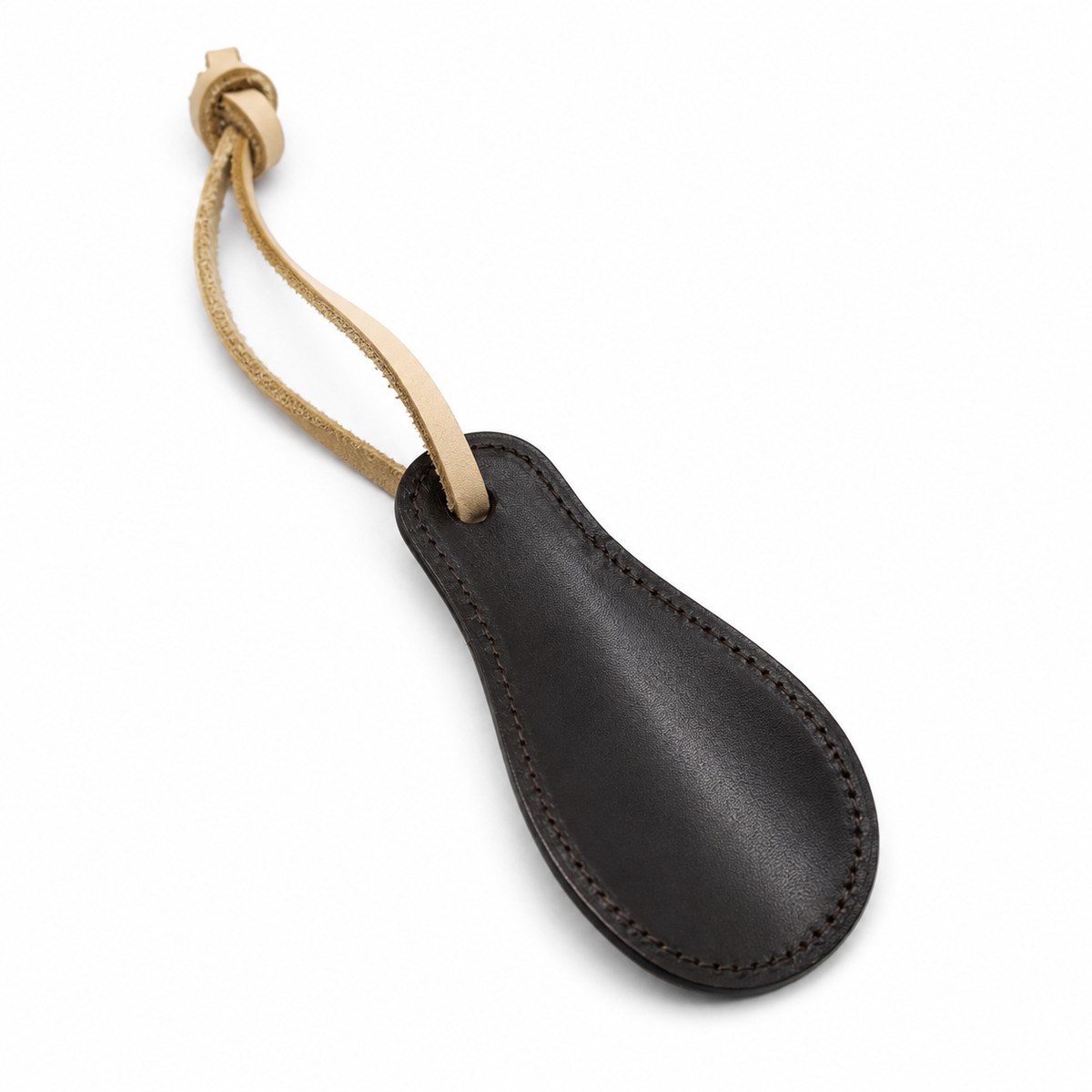 Leather shoe horn