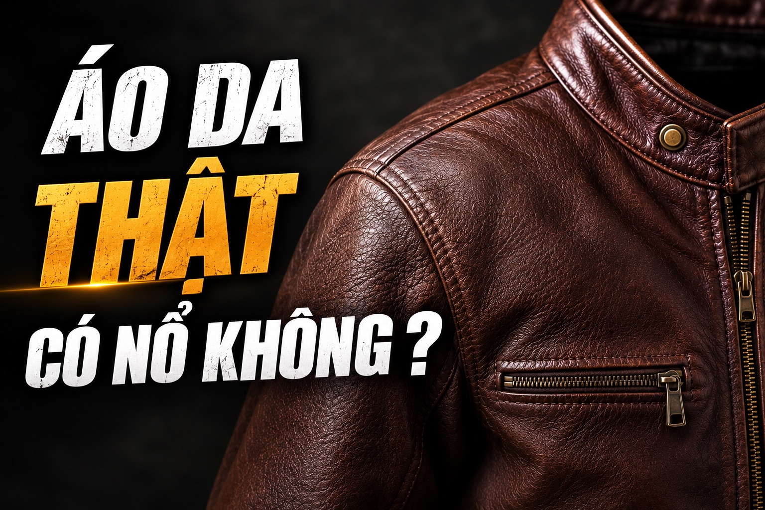 Áo da thật có nổ không, hay chỉ đồ giả da mới nổ?