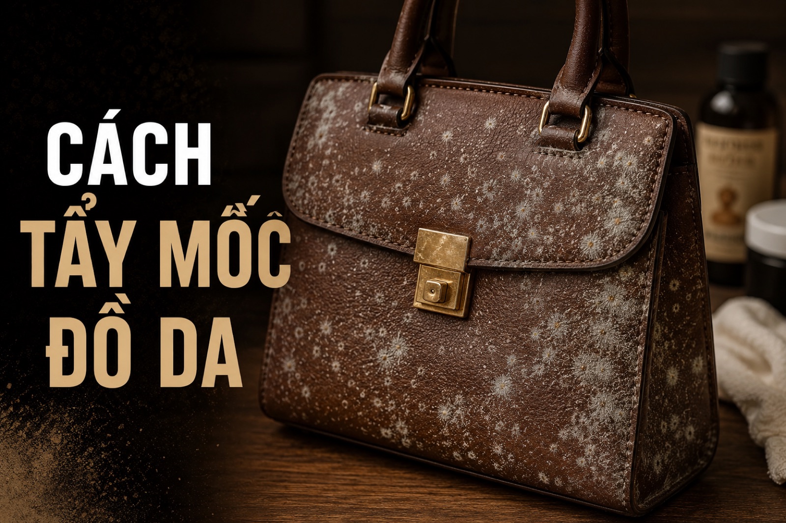 Hướng dẫn vệ sinh giày bị mốc